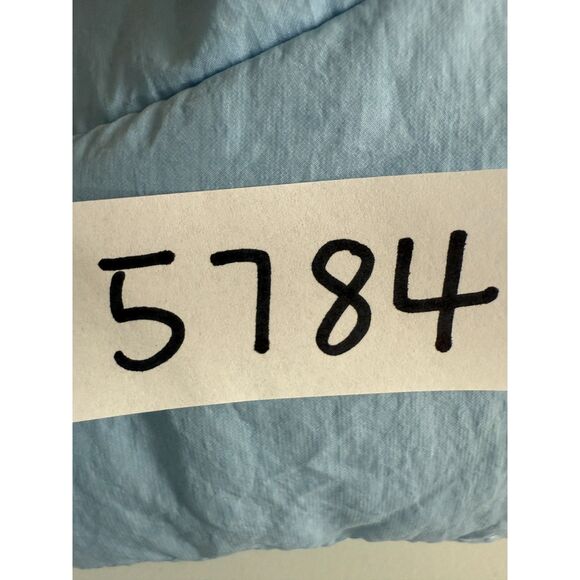 Thread & Supply Women's Oversized Nylon Puffer Vest Light Blue Size S Small - Picture 8 of 8